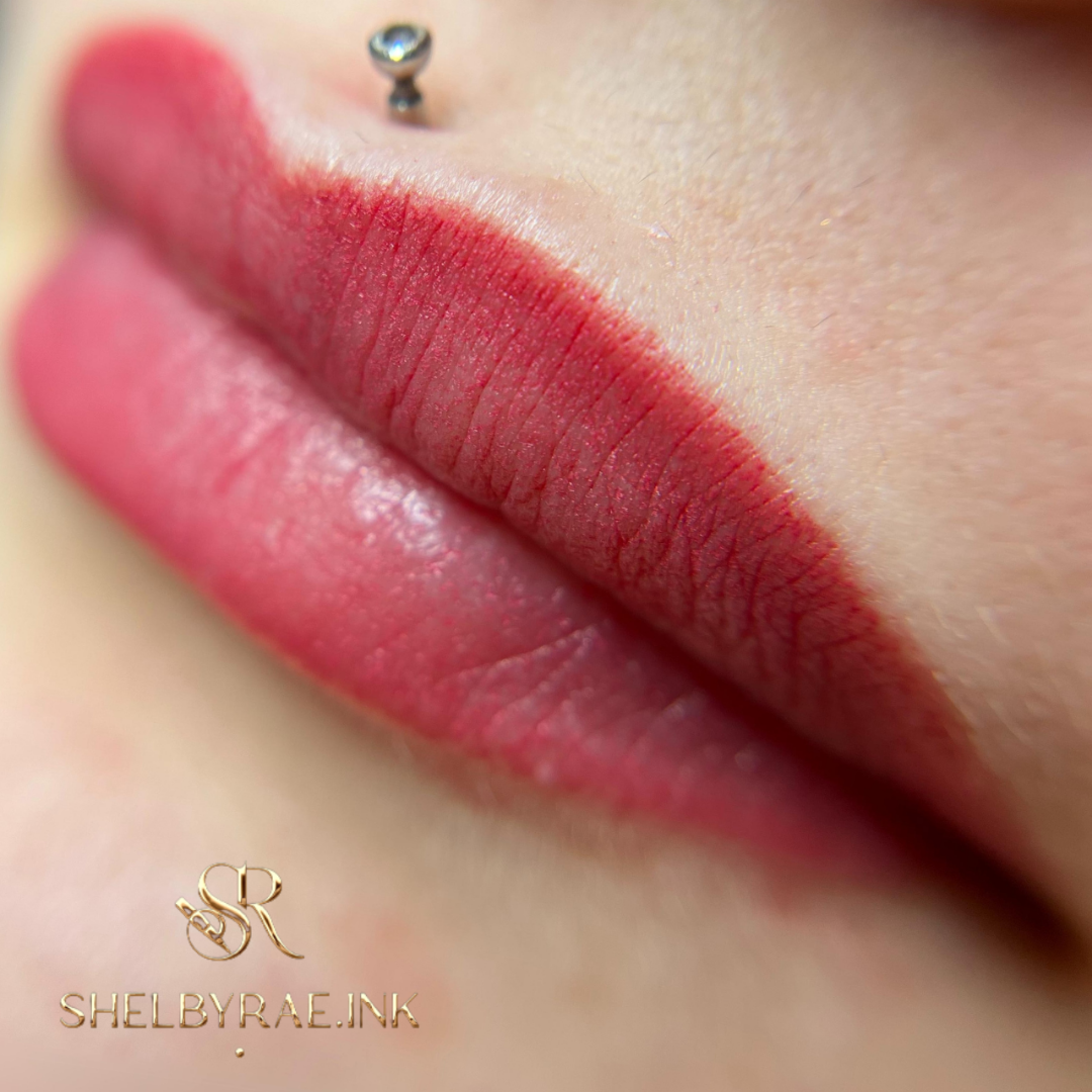 “Enhance your lips with Lip Blush at Shelbyrae.INK in Rocklin, CA. Enjoy a private, luxury studio experience for soft, natural, long-lasting color.”