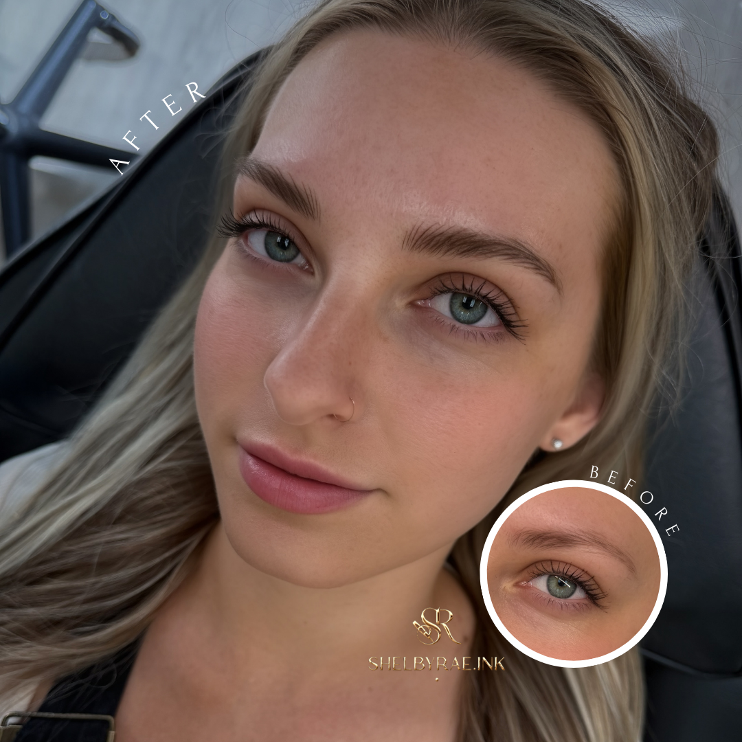 “Experience Nano Brows in our private, luxury studio at Shelbyrae.INK, Rocklin, CA. Natural, long-lasting brows crafted by expert PMU artists.”